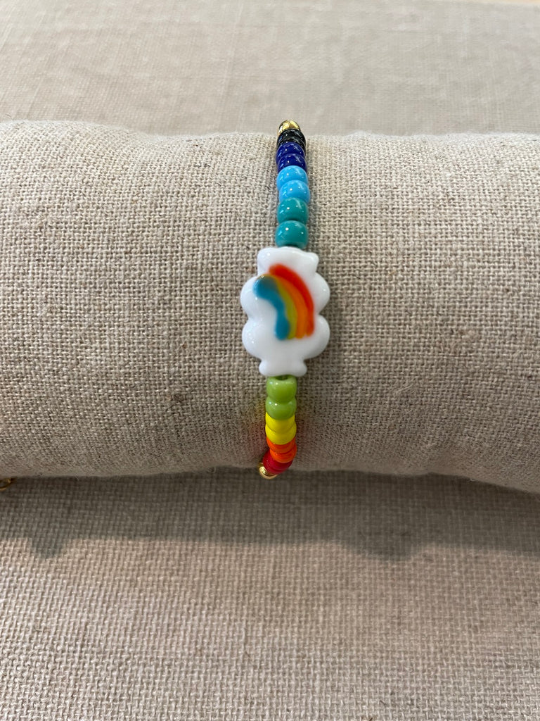Nilu rainbow cloud bracelet @ modin