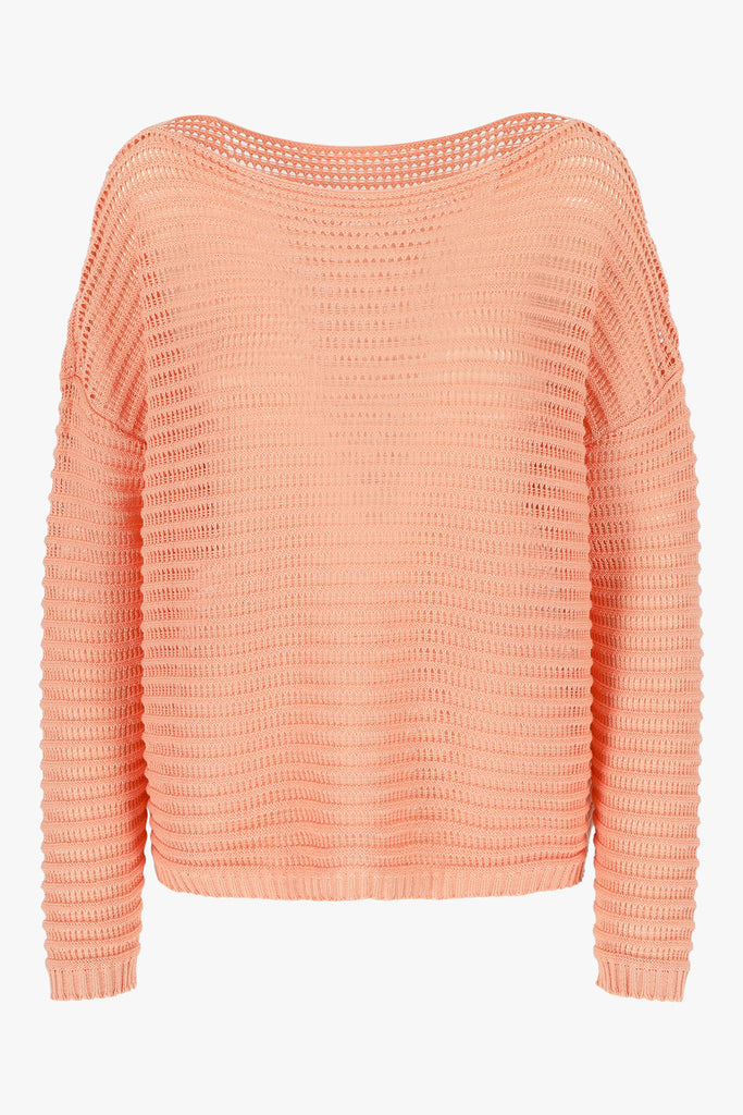 Laundry lab Camille knit in coral @ modin