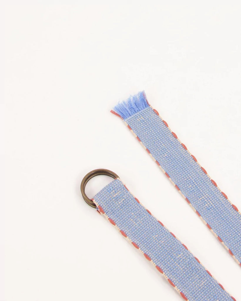 Sessun Lilo woven belt in blue argile @ modin