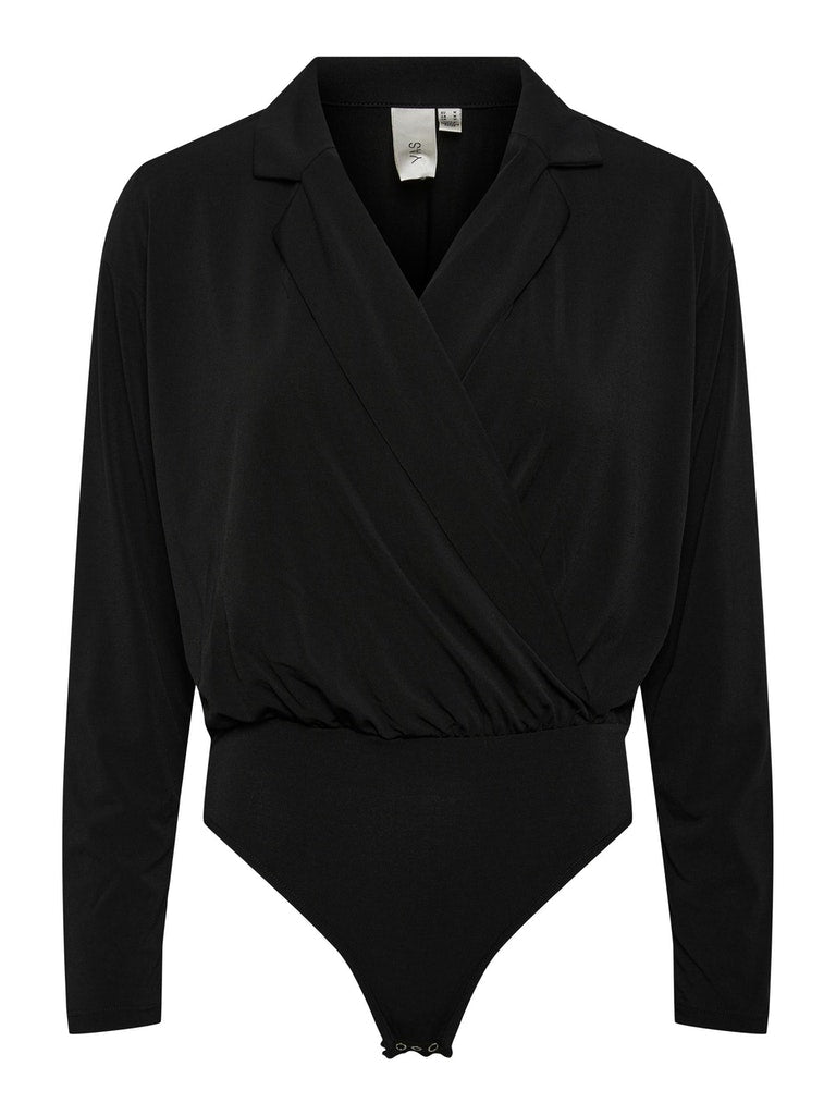 YAS Sue body blouse in black @ modin