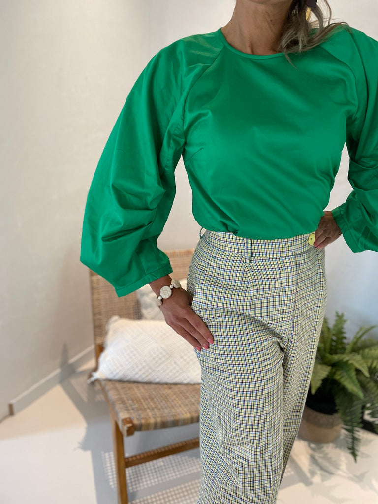 Inwear Saxi blouse in bright green @ modin