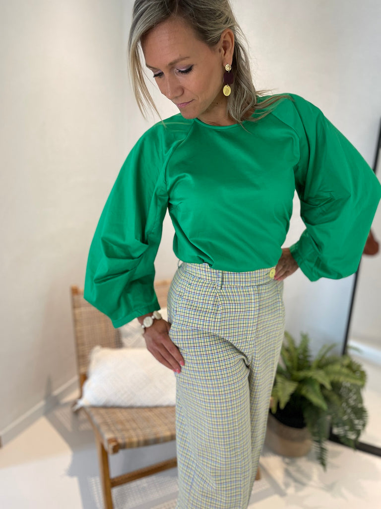 Inwear Saxi blouse in bright green @ modin