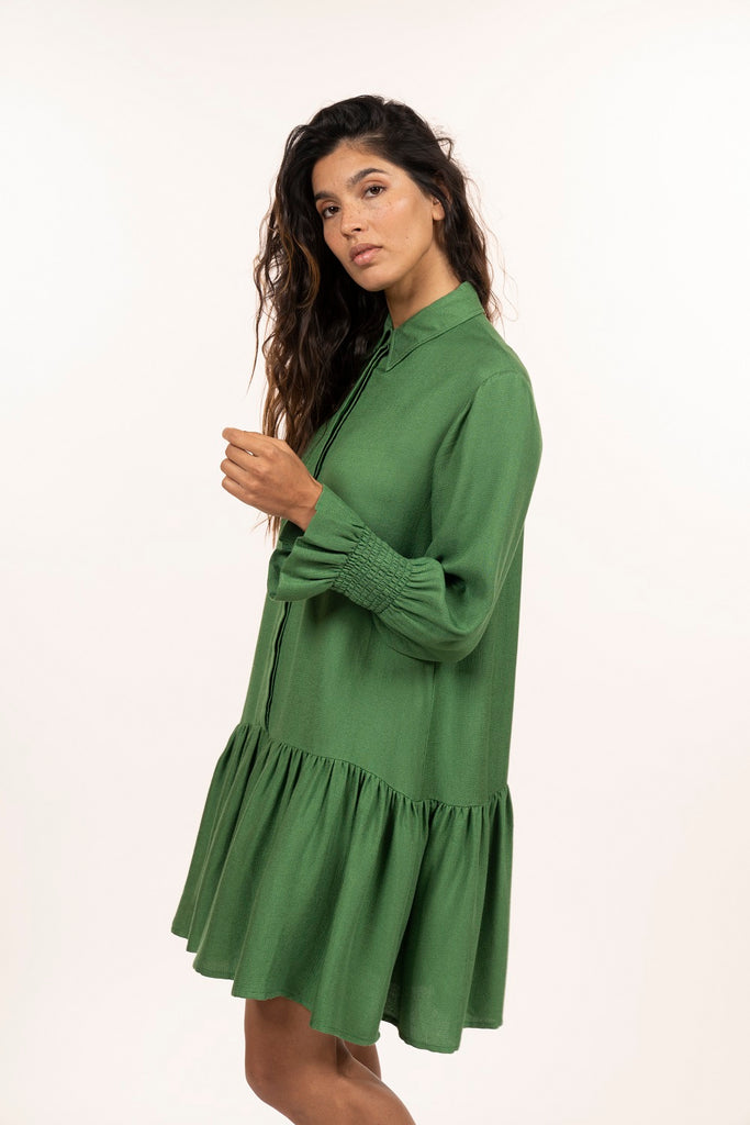 Laundry lab Adeline dress in green @ modin