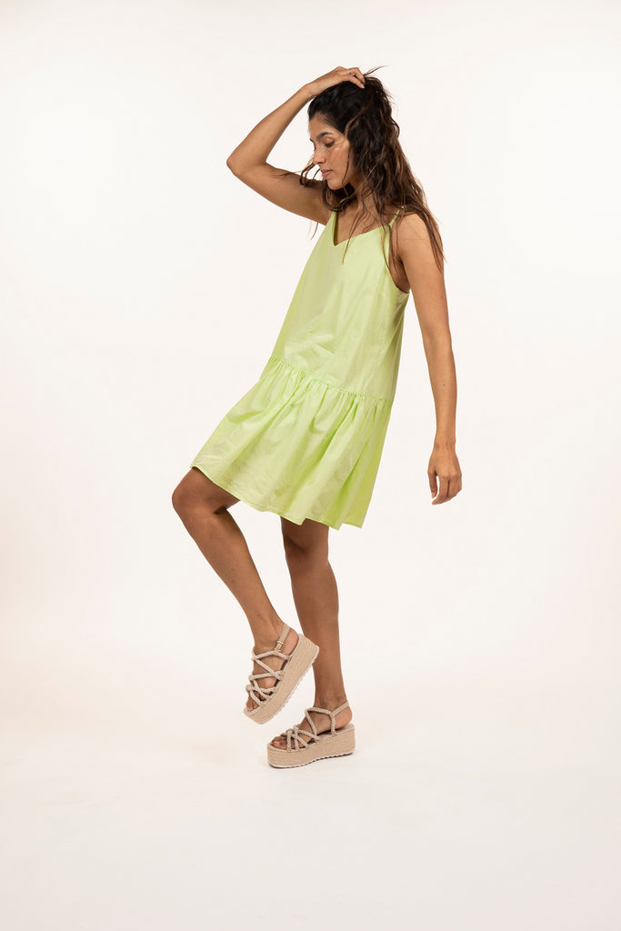 Laundry lab Lola dress in kiwi @ modin