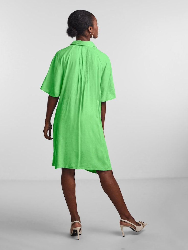 YAS Fira dress in summer green @ modin