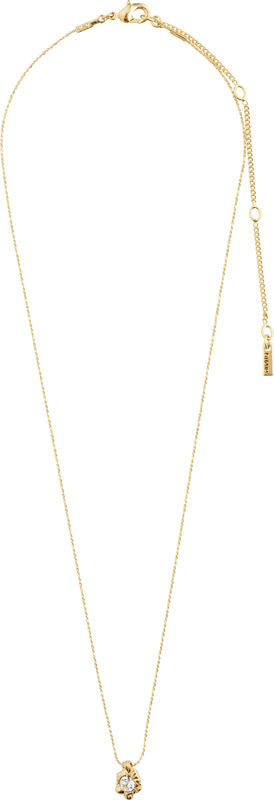 Pilgrim BELIEF crystal pendant necklace gold-plated @ modin