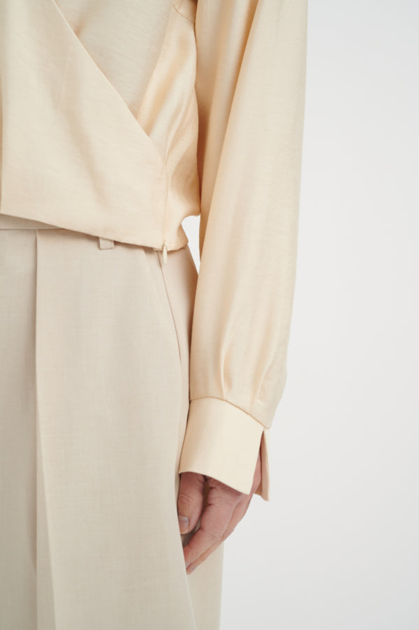 Inwear Sharla blouse in eggshell ecru @ modin