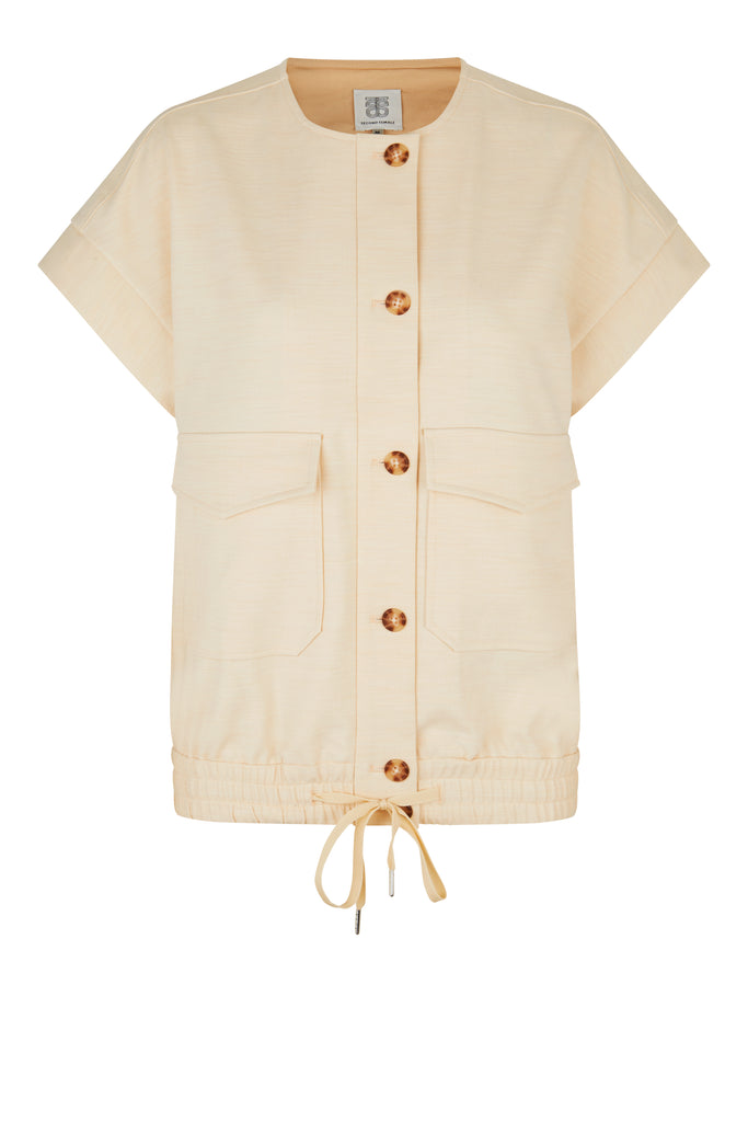 Second Female Ficaria waistcoat in golden fleece @ modin