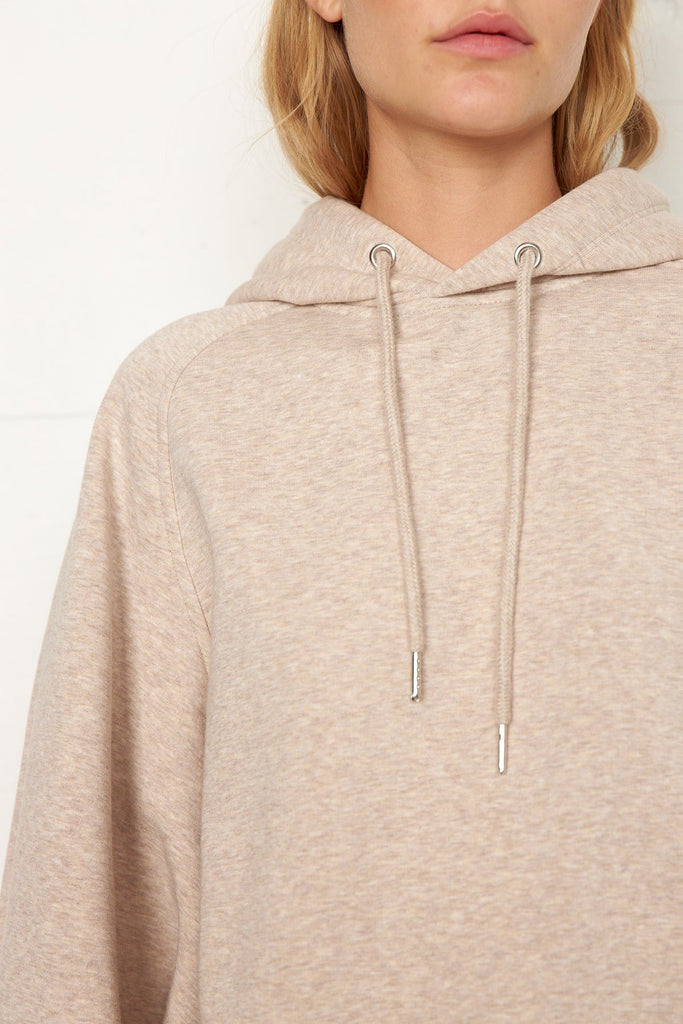 Second Female Fuchsia hoodie in safari with LOVE print @ modin