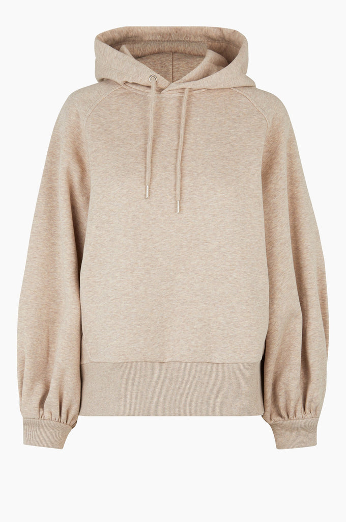 Second Female Fuchsia hoodie in safari with LOVE print @ modin