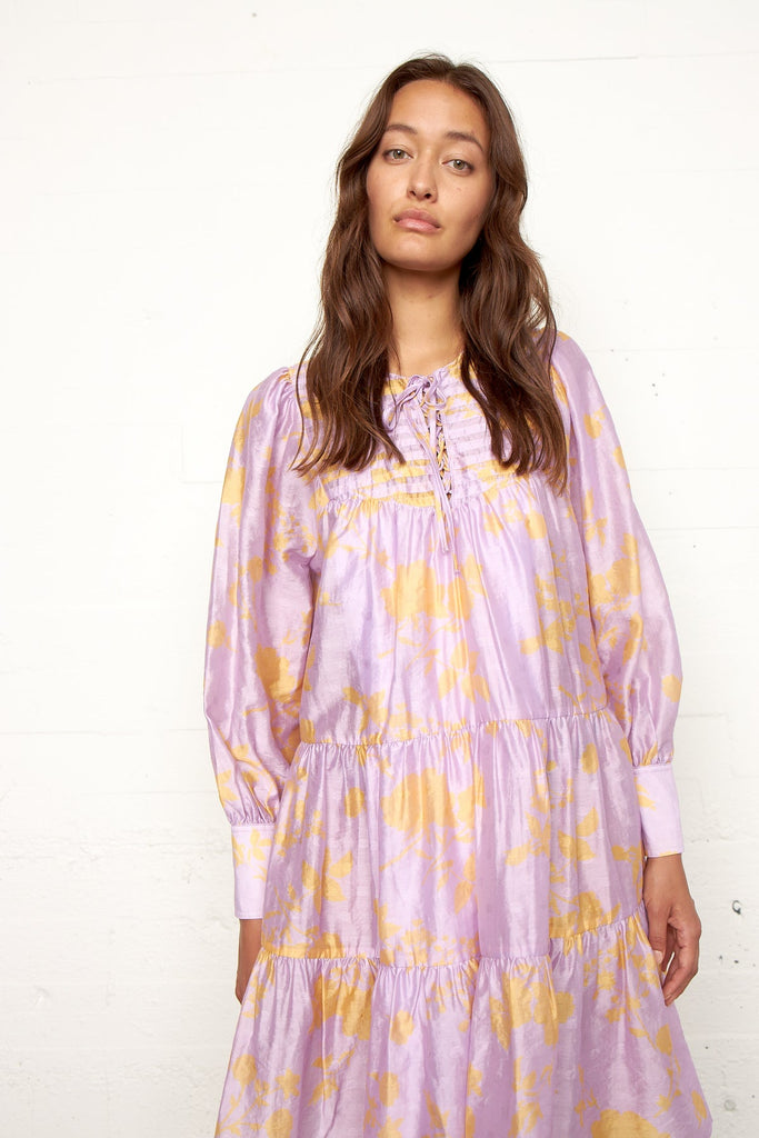 Second Female Lyna dress in orchid bloom @ modin