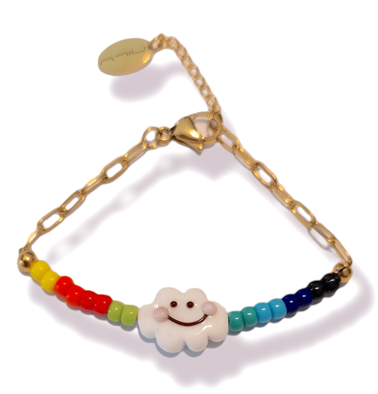 Nilu smiling cloud bracelet @ modin