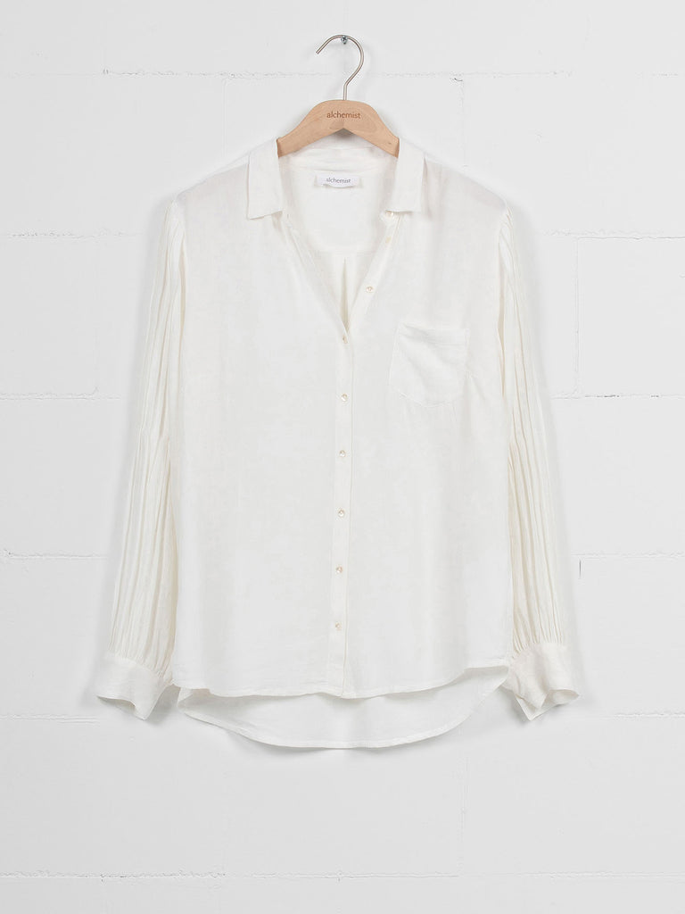Alchemist Taffy blouse off white - sustainable fashion @ modin