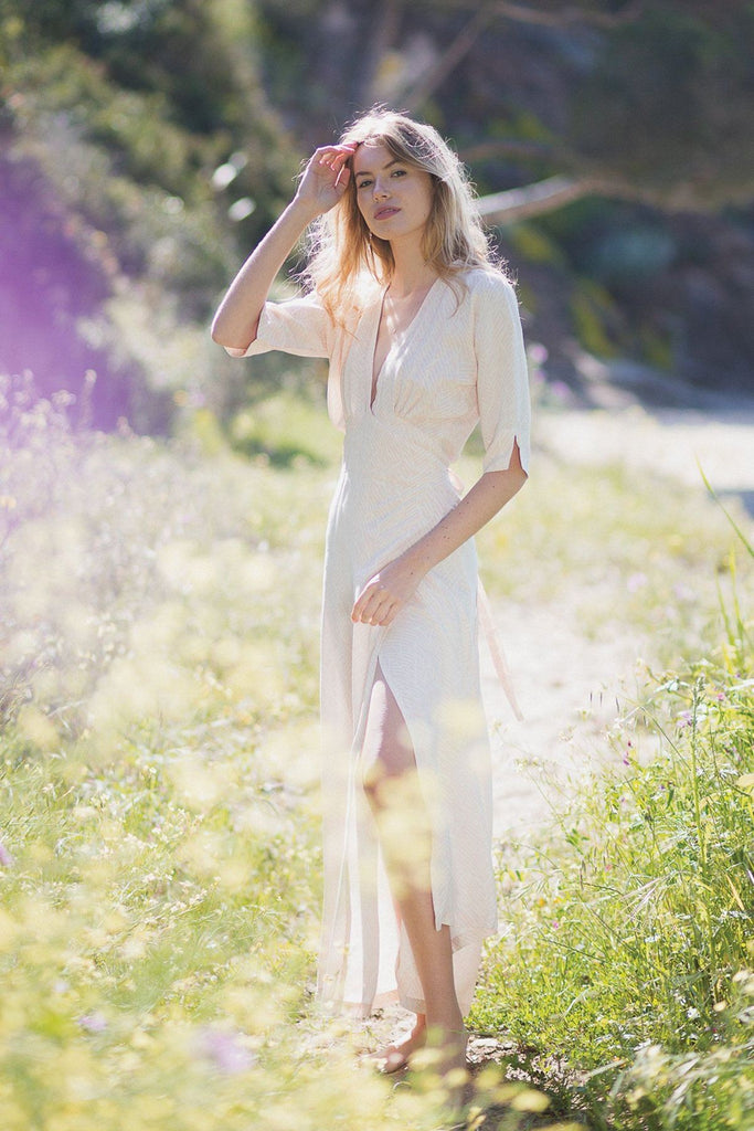 Poppy Field the label Catalina dress/kimono tribalpink @ modin