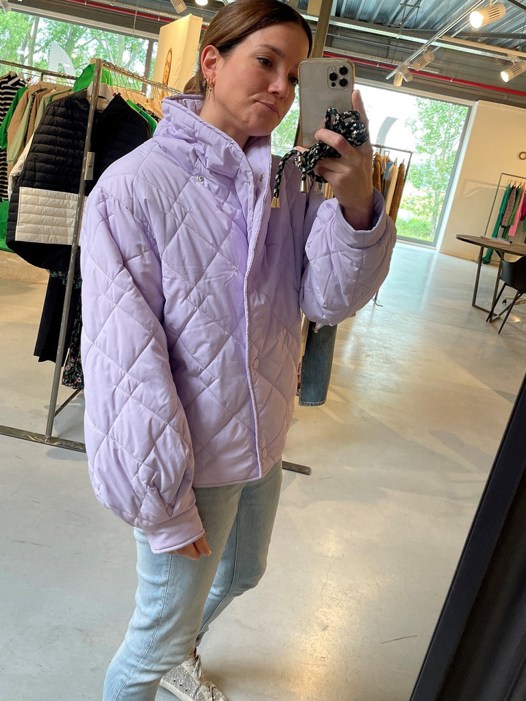 Inwear Molli jacket in pastel lilac @ modin