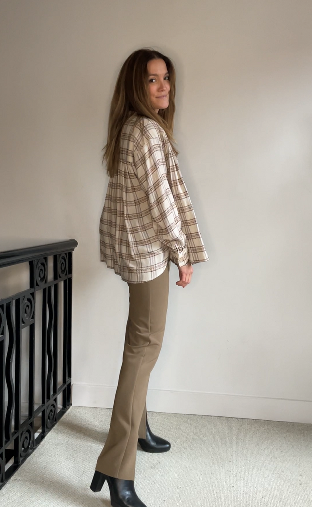 Sessun Licati blouse in elisa checks @ modin