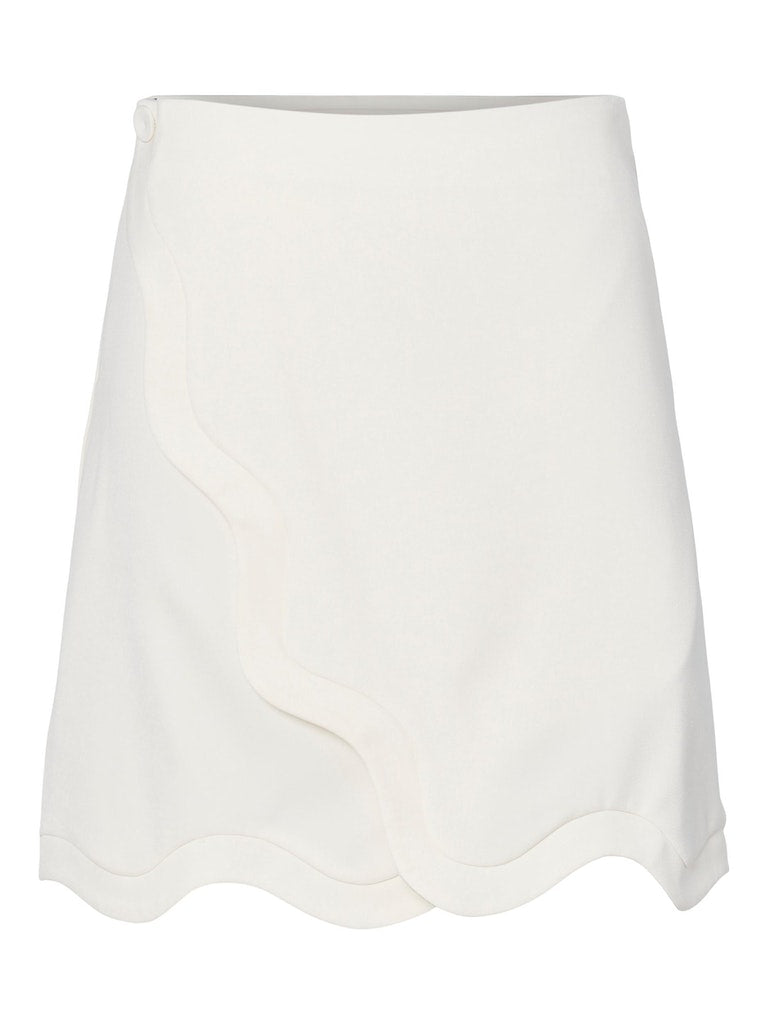 Y.A.S. wedding bridal collection Simone hight waist skirt in gardenia off white @ modin