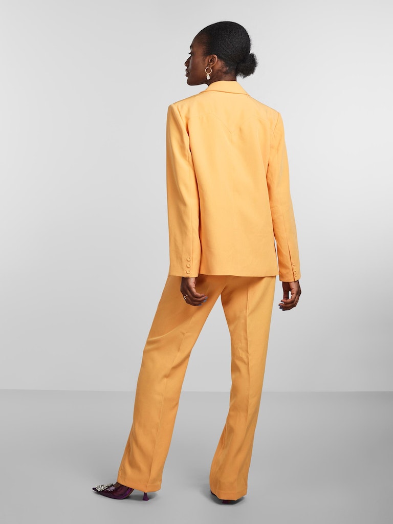 YAS Bluris blazer in mock orange, women suit @ modin