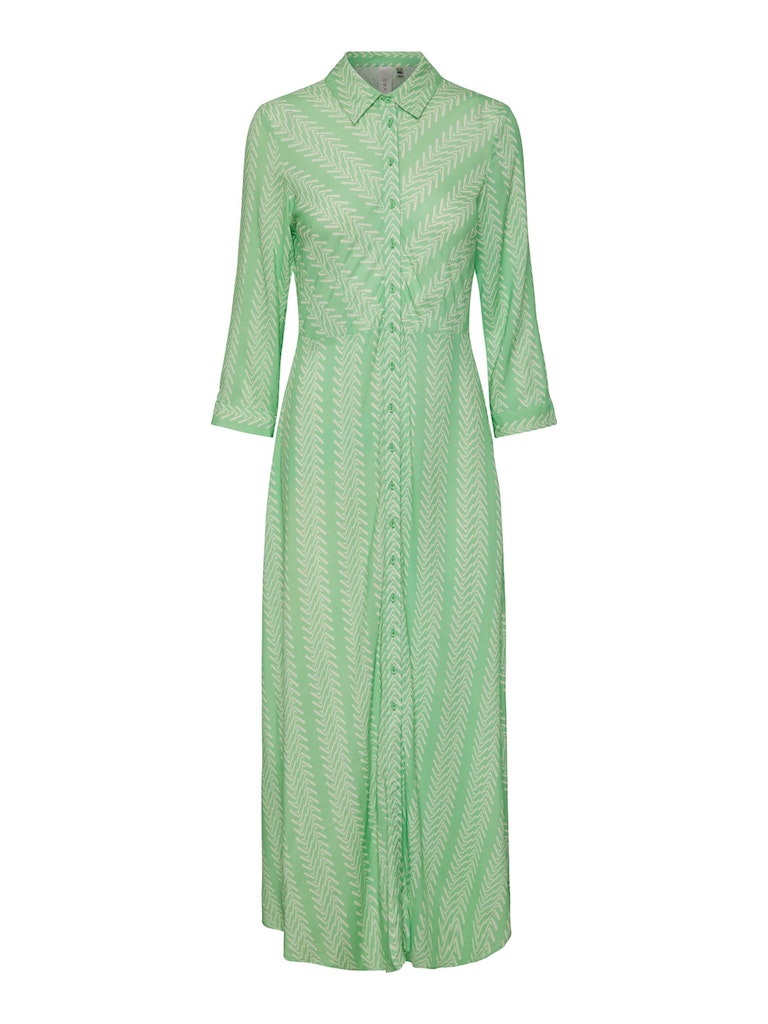YAS Savanna maxi dress in summer green boho print @ modin