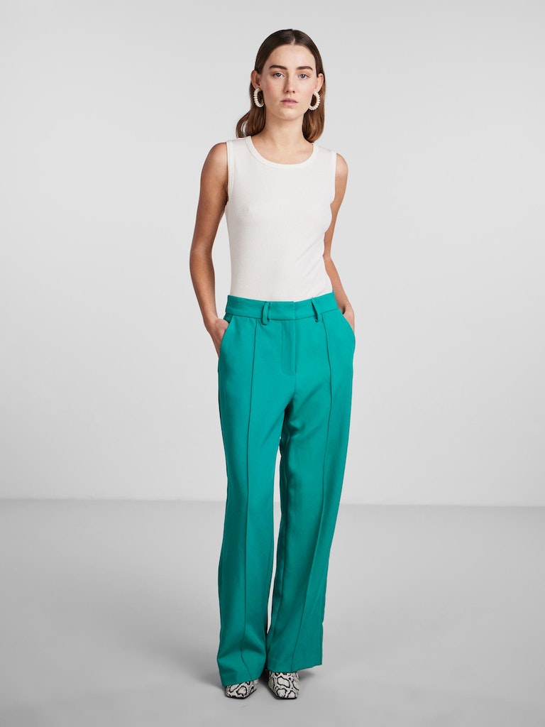 Y.A.S. Jella trousers in columbia turquoise, women suit @ modin