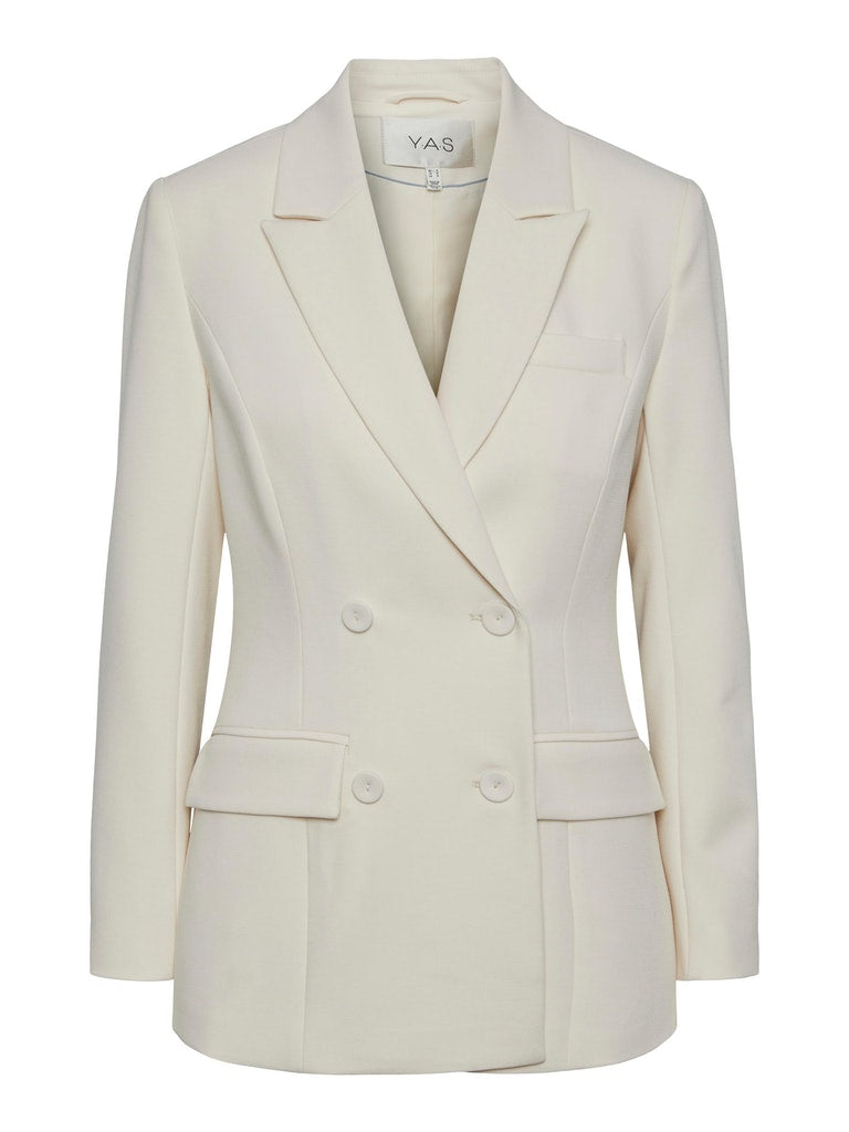 Y.A.S. wedding bridal collection Lizzie blazer in gardenia off white @ modin