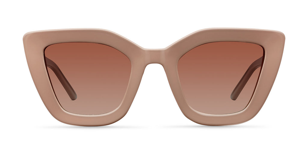 Meller Azalee all cream cateye sunglasses @ modin