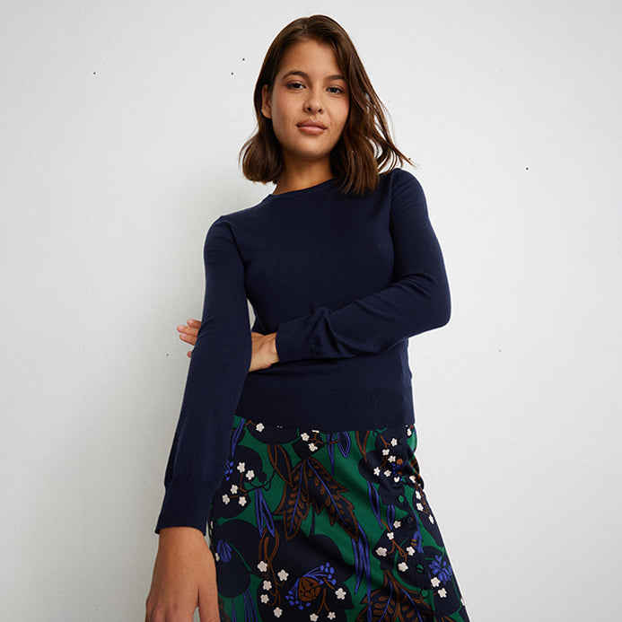 Idano Gismonde knit in navy @ modin